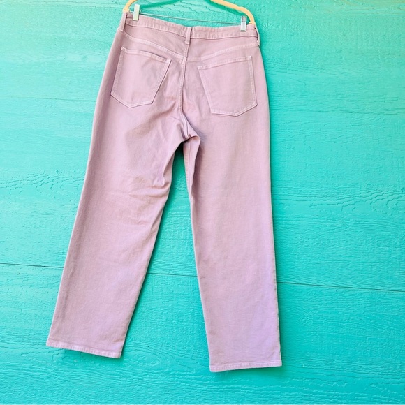 OLD NAVY HIGH RISE O.G. LOOSE FIT WOOD VIOLET LAVENDER PURPLE JEANS SIZE 14 - Picture 8 of 10